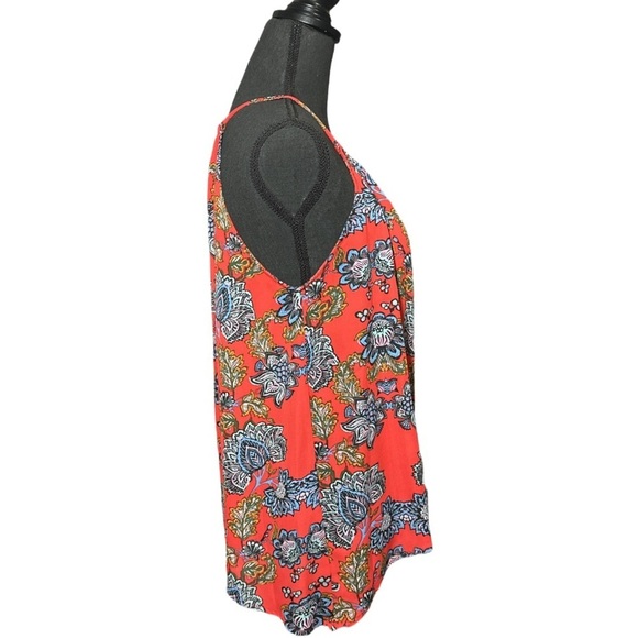 Collective Concepts Krissa Keyhole Halter Sleeveless Blouse Sz M Summer Chic - Picture 4 of 7